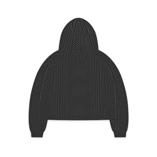 STELLAR KNIT HOODIE - vwoollo