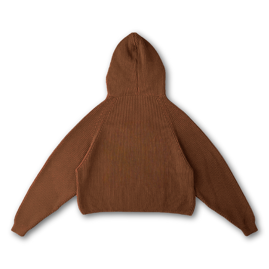 KNIT HOODIE - vwoollo