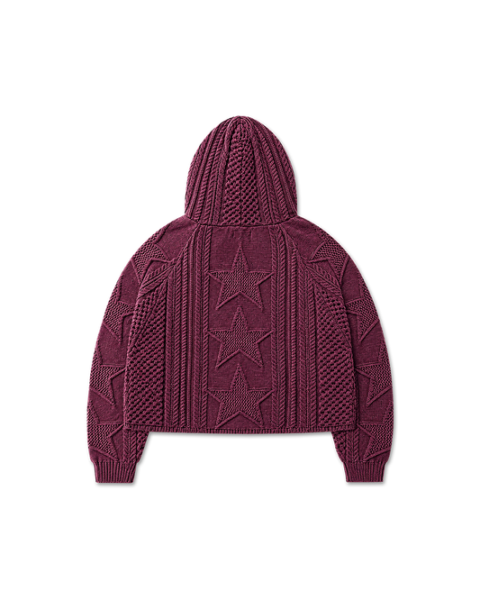 STELLAR KNIT HOODIE