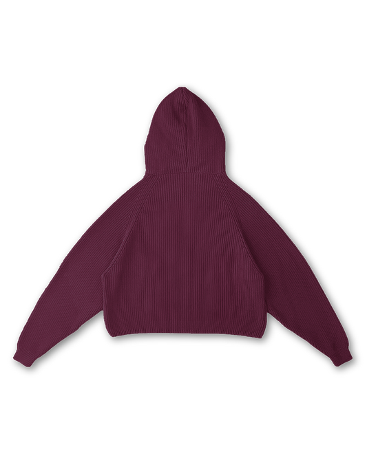 KNIT HOODIE - vwoollo