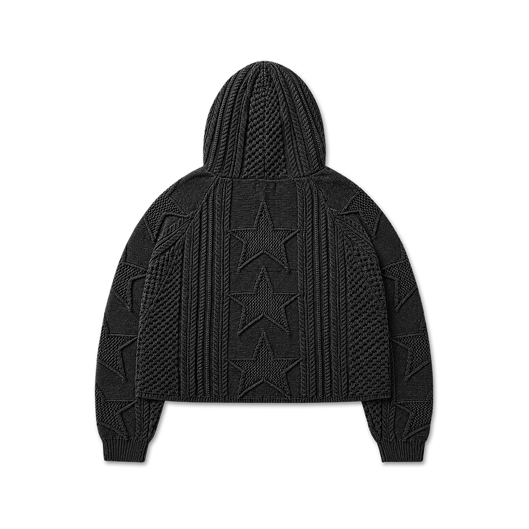 STELLAR KNIT HOODIE