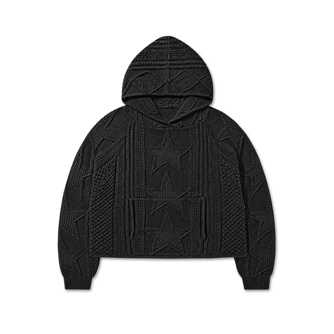 STELLAR KNIT HOODIE