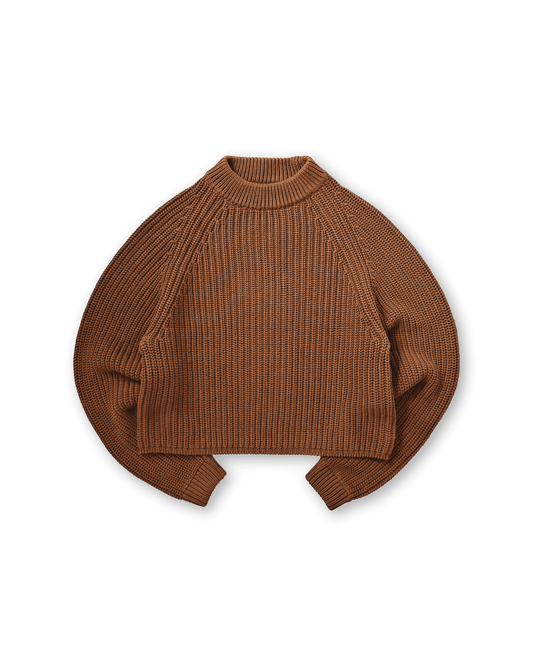 HEAVY KNIT SWEATER - vwoollo