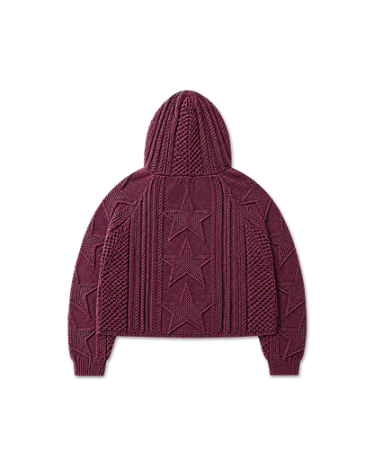 STELLAR KNIT HOODIE