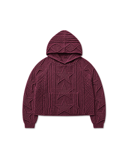 STELLAR KNIT HOODIE
