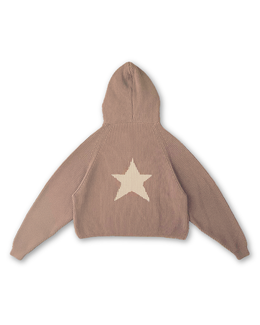 STAR KNIT HOODIE - vwoollo