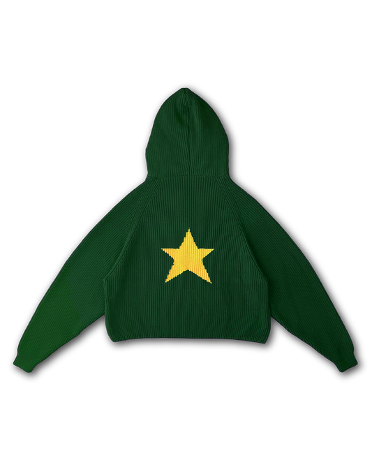 STAR KNIT HOODIE - vwoollo