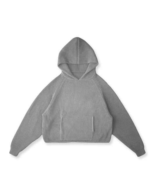 KNIT HOODIE - vwoollo