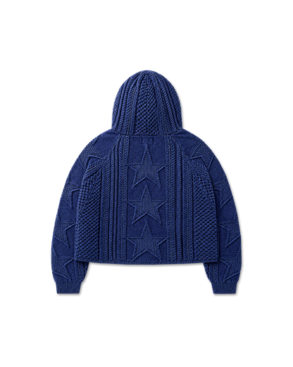 STELLAR KNIT HOODIE