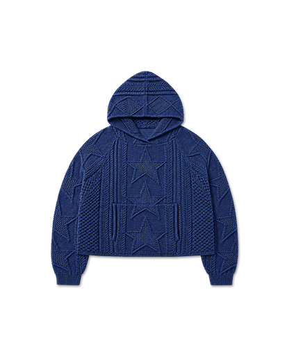STELLAR KNIT HOODIE