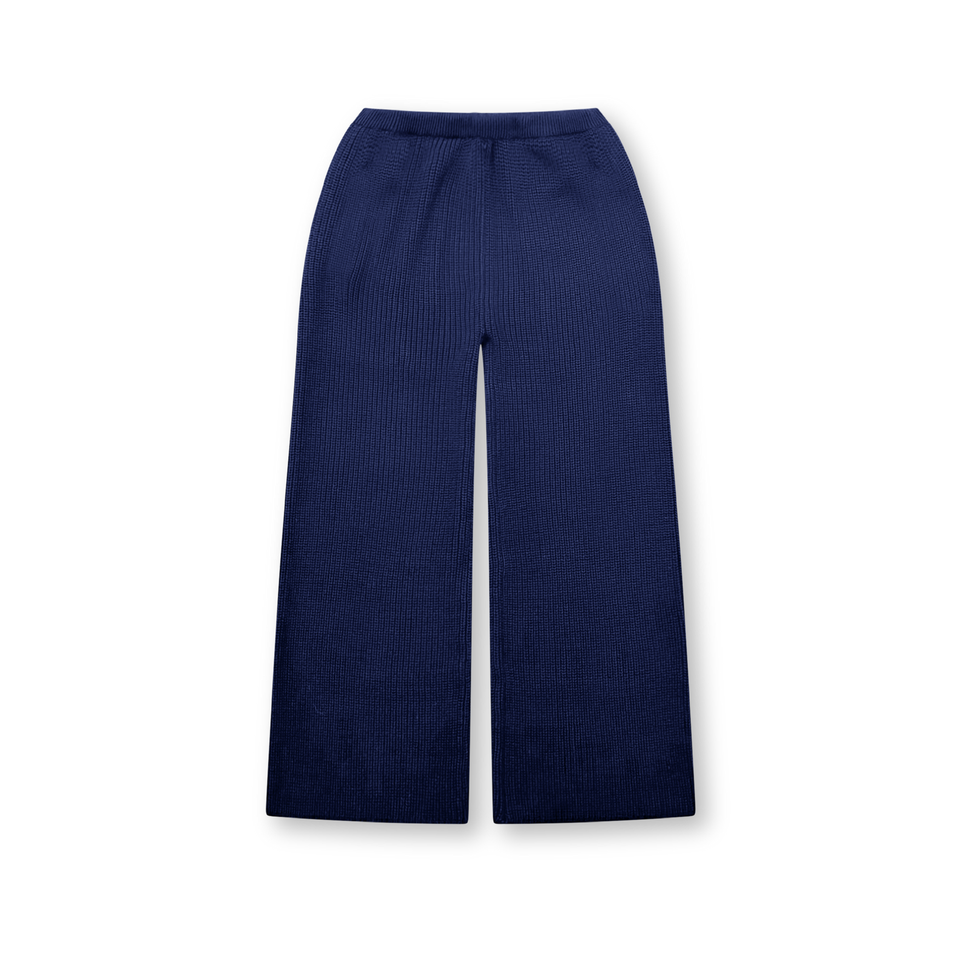 STRAIGHT CROP KNIT PANT - vwoollo