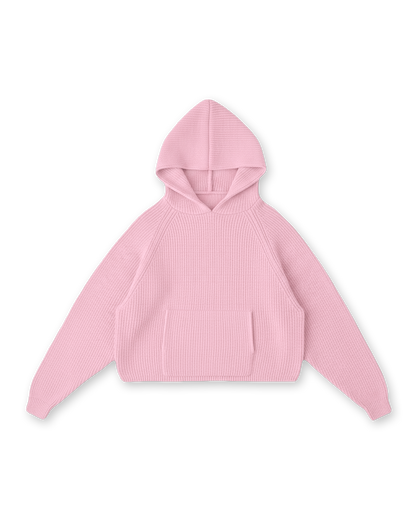 KNIT HOODIE - vwoollo