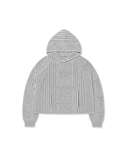 STELLAR KNIT HOODIE