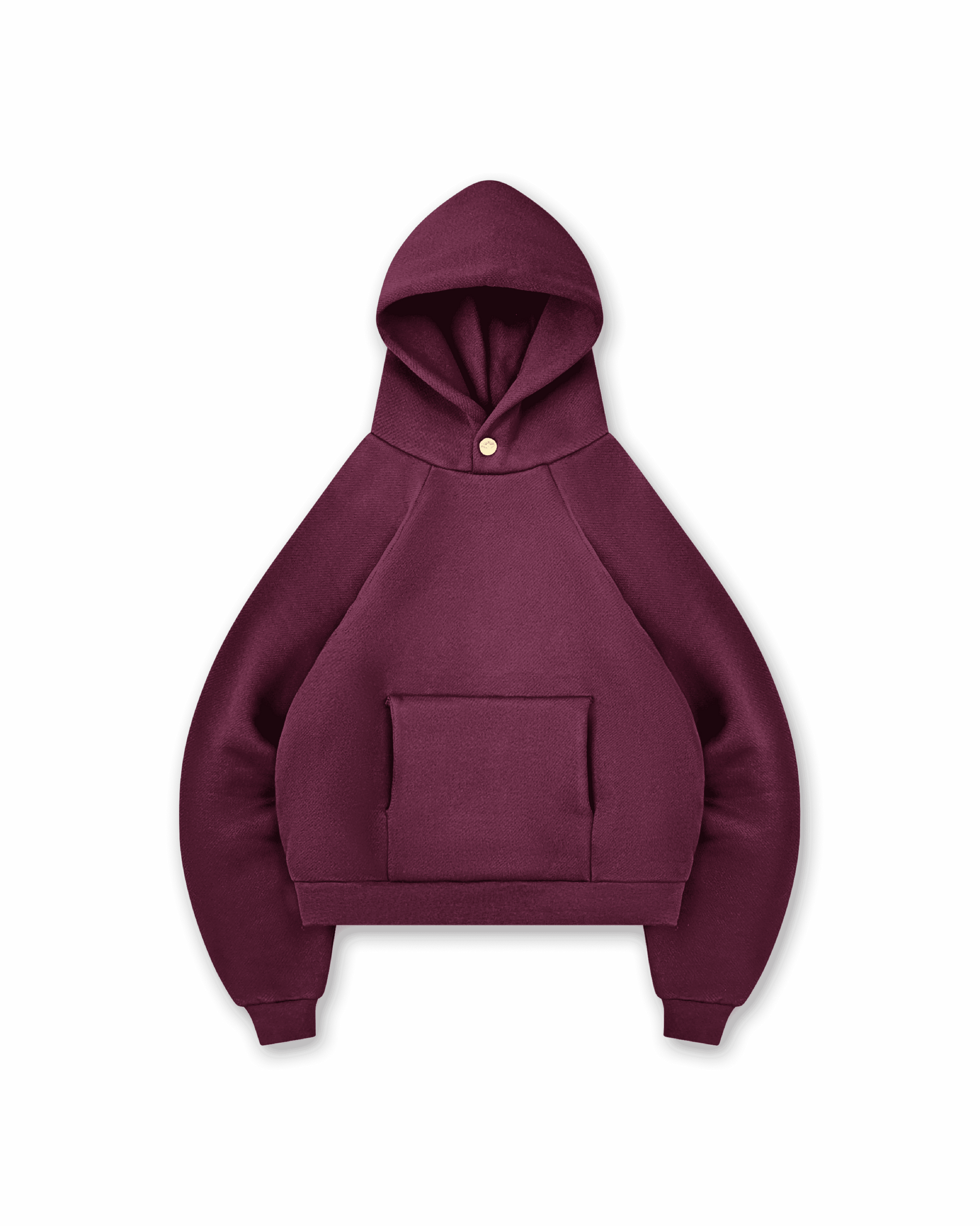 GOLD STAR BUTTON HOODIE - vwoollo