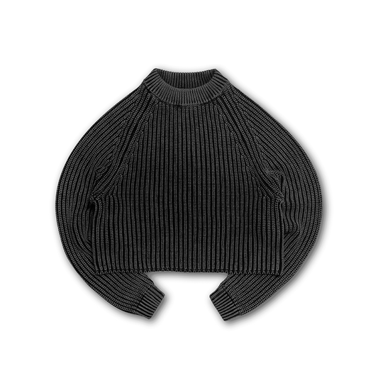HEAVY KNIT SWEATER - vwoollo
